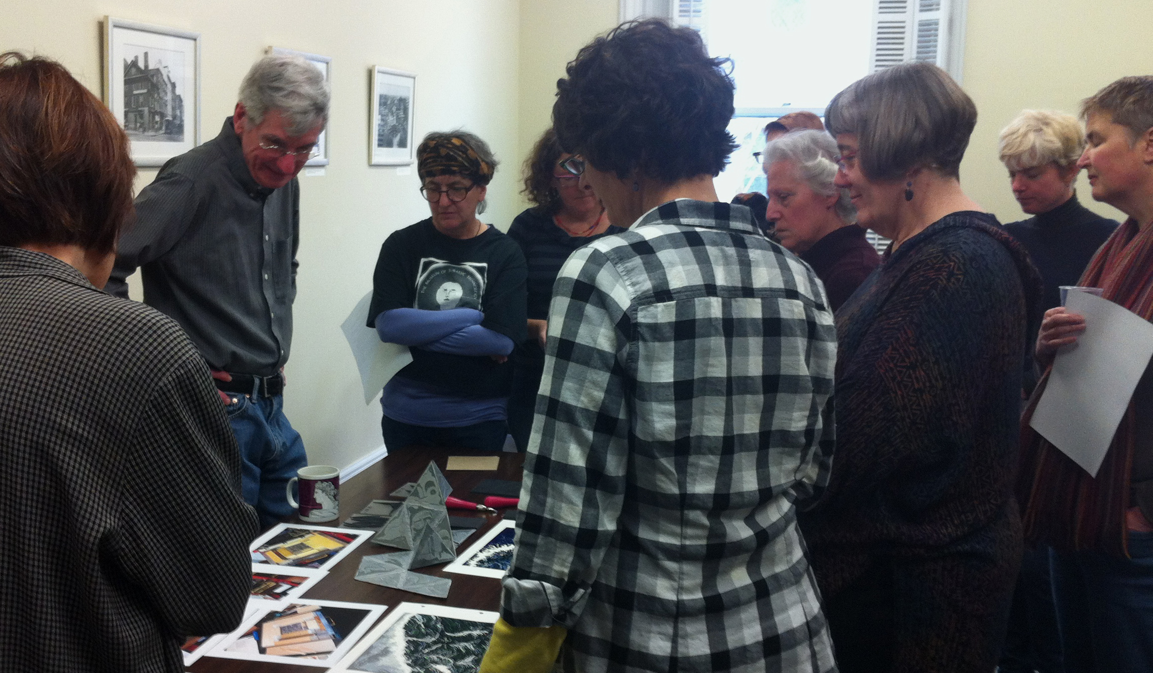 Printing technique sharing session, Library Company of Philadelphia 2013