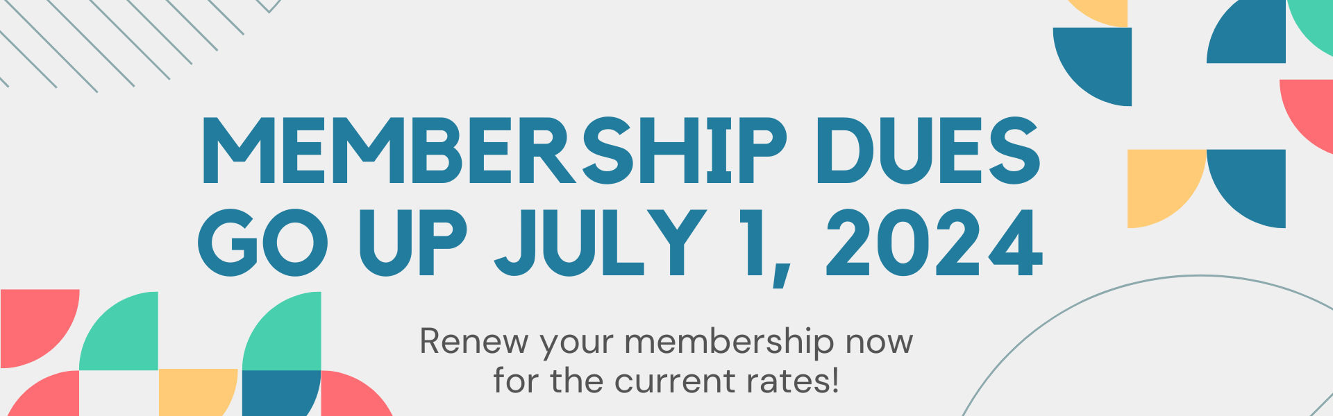 membership dues change