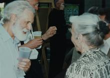 Michael Wilcox and Barbara Kretzmann (back to camera)